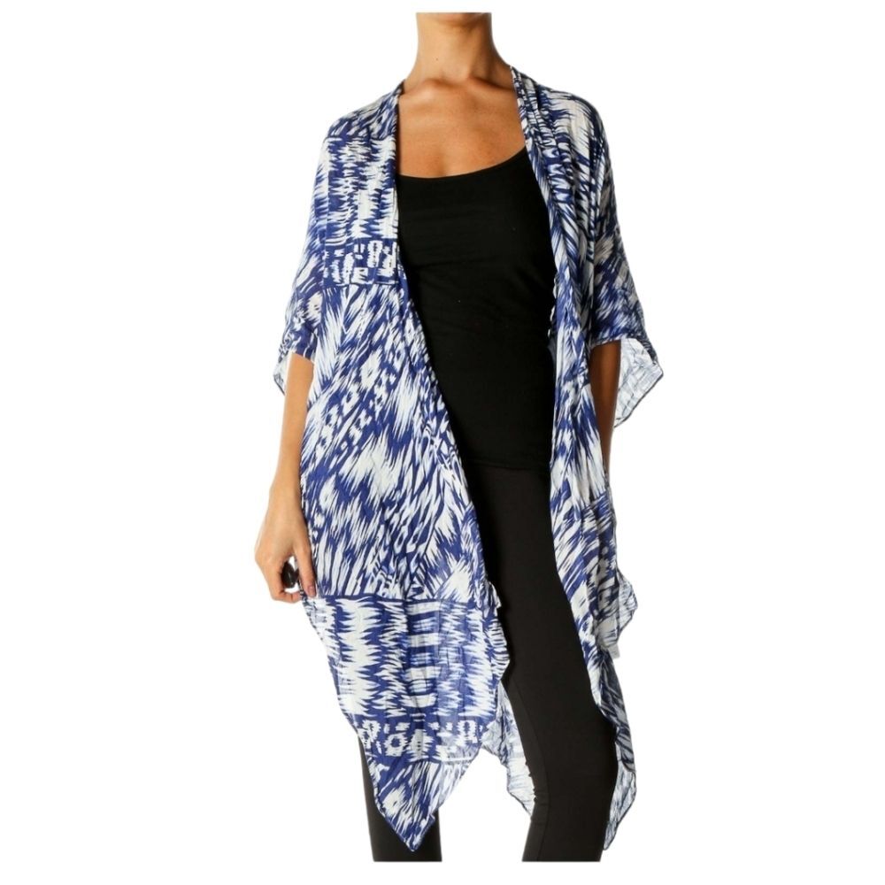 Michael Stars ikat print kimono cover-up One size